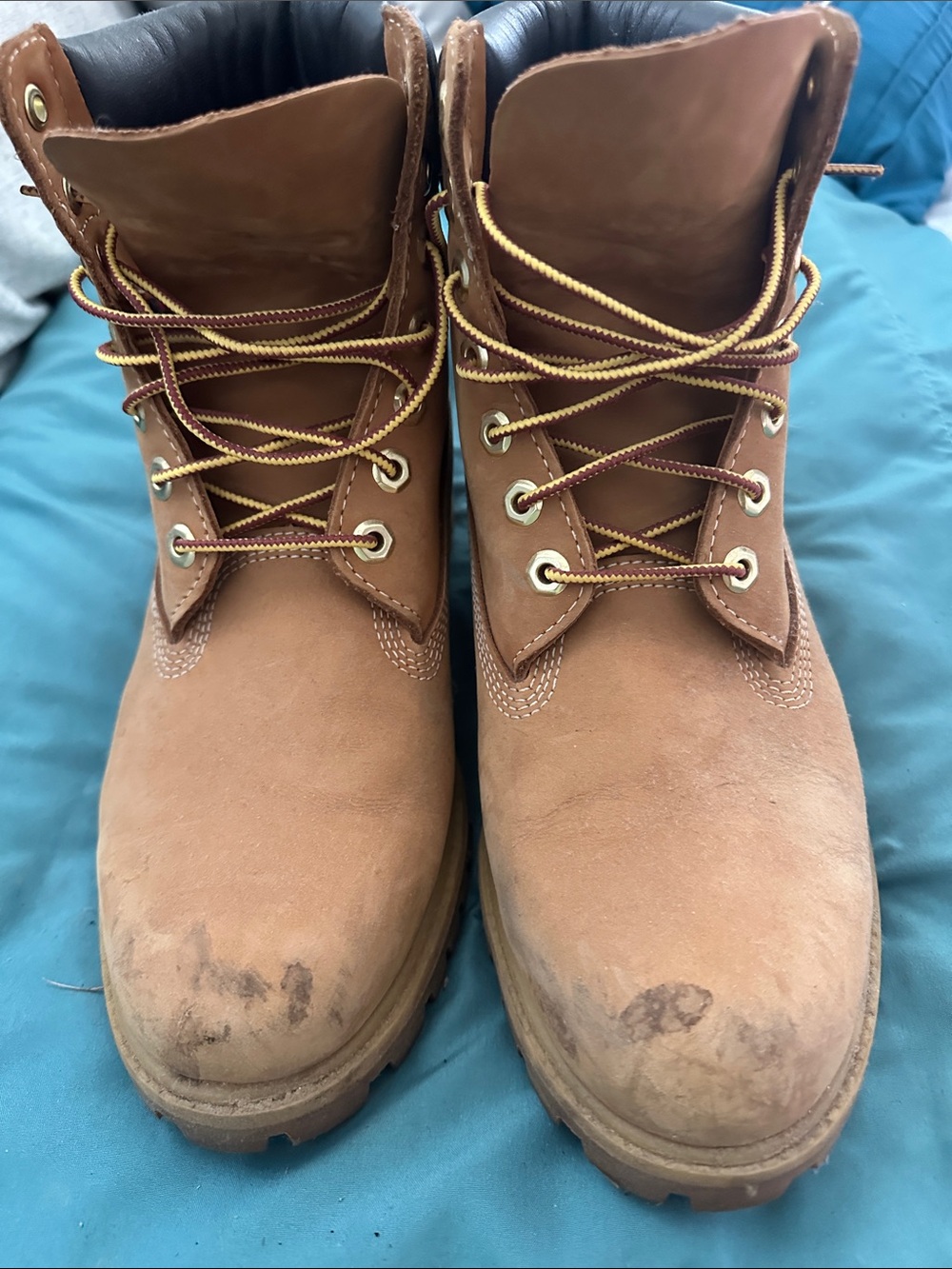 Timberland Men's Brown Work Boots - Brown Lace-Up Ankle Boots